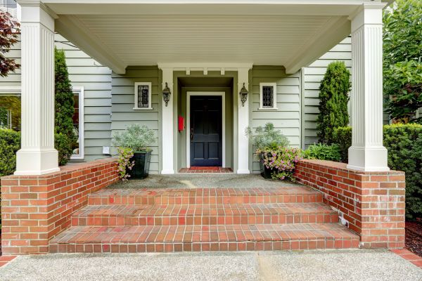 Front Porch Masonry Repair in Falls Church