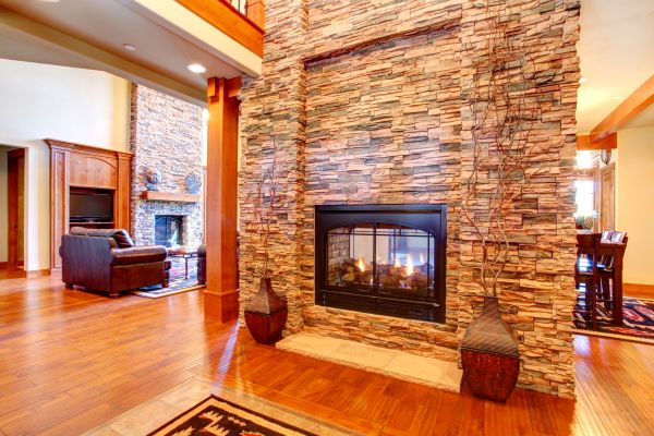 Stone Hearth Installation in Falls Church