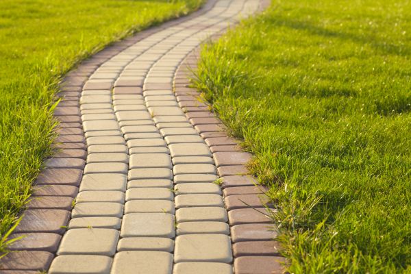 Sidewalk Brick Repair in Falls Church